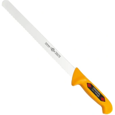 Afbeelding van Eikaso Solingen Hammes/Zalmmes 30 cm Gekarteld Semi Flexibel Geel Heft