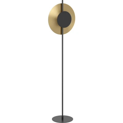 Afbeelding van EGLO Tocina Vloerlamp LED 150 cm Zwart/Goud