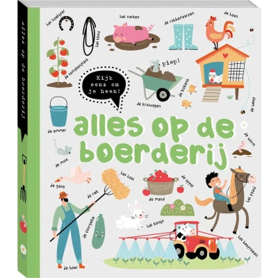 Afbeelding van Image books kartonboek alles op de boerderij