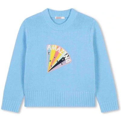 Afbeelding van Billieblush Trui Amazing Alaska Blue Maat 104