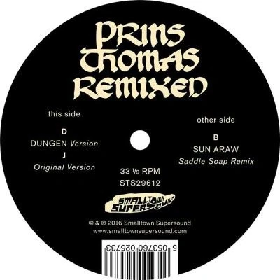 Afbeelding van Prins Thomas Dungen &amp; Sun Araw Remixes