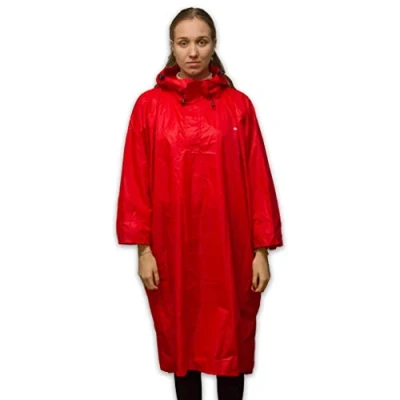 Afbeelding van LOWLAND OUTDOOR® Wandelponcho 100% waterdicht (10.000mm) ademend (8.000g/M²) PFAS vrij!