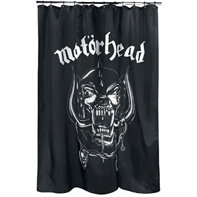 Afbeelding van KKL Motorhead Motörhead Warpig Logo Douchegordijn Zwart