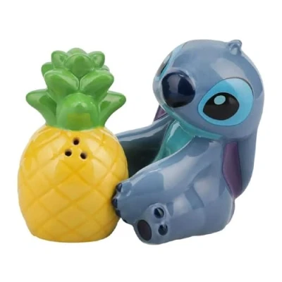Afbeelding van Disney Lilo &amp; Stitch en ananas keramisch peper zoutstel