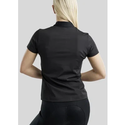 Afbeelding van Montar Polo shirt Zira Refined Quarter Black S