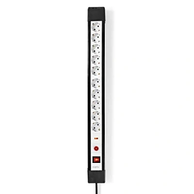 Afbeelding van Stekkerdoos 10 voudig Nedis 3 meter (Overspanningsbeveiliging, 13.500 A)