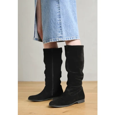 Afbeelding van Tamaris Online Exclusive Laarzen, Dames, Maat: 37, Black Veloursleer