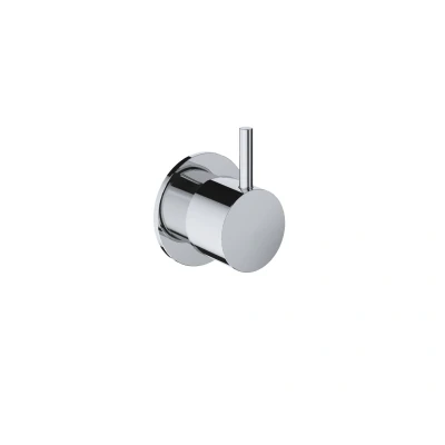 Afbeelding van HotBath Cobber Afbouwdeel Inbouw stopkraan knop met H Geborsteld Messing PVD CB010HEXTBBP