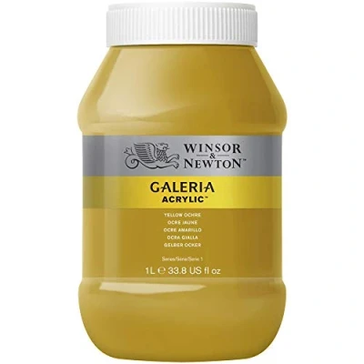 Afbeelding van Winsor &amp; Newton Acryl Galeria 1L okergeel serie 1