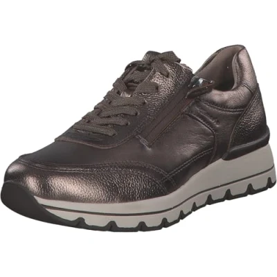 Afbeelding van Tamaris Sneakers laag, Dames, Maat: 37, Brons Leer