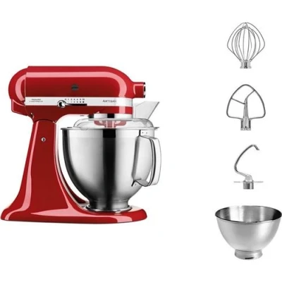Image de KitchenAid Artisan Premium Robot Pâtissier À Tête Inclinable 4,8l 5ksm185ps Empire Red