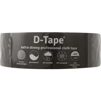 Afbeelding van Deltafix Delta Tape 50mm x 50m1 Prof. Zwart