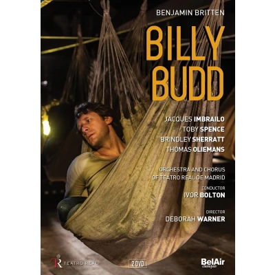Afbeelding van Jacques Imbrailo,Toby Spence, Orchestra And Chorus Of Teatro real De Madrid, Ivor Bolton Britten: Billy Budd (2 DVD)