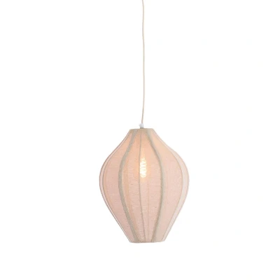Afbeelding van Light &amp; Living hanglamp Pasto naturel textiel E27 2989743