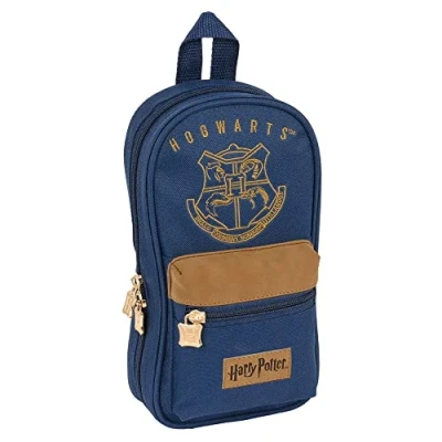 Afbeelding van Etui Harry Potter Magical Bruin Marineblauw (12 x 23 5 cm)