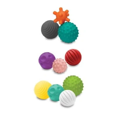 Image de Jeu d&#039;éveil Infantino Sac vinyle 10 balles souples