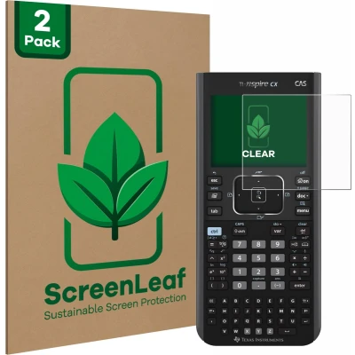 Afbeelding van ScreenLeaf Screenprotector voor Texas Instruments Nspire CX CAS Duurzame schermbescherming Folie Beschermfolie transparant (2 Stuks)