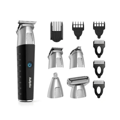 Image de Tondeuse homme multi usages Babyliss 11 en 1 Lithium Power MT812E Noir et Argent
