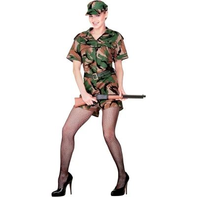 Afbeelding van &quot;Militaire outfit voor dames Verkleedkleding Small&quot;