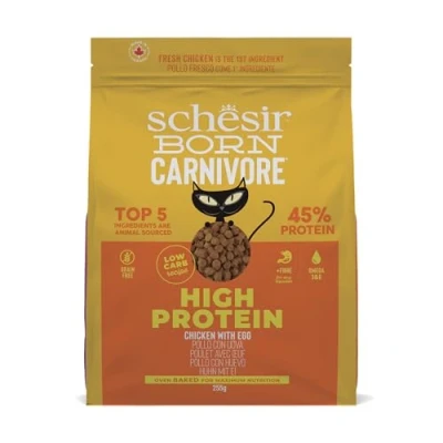 Afbeelding van Schesir Born Carnivore Kattenvoer Chicken &amp; Egg 255 gr