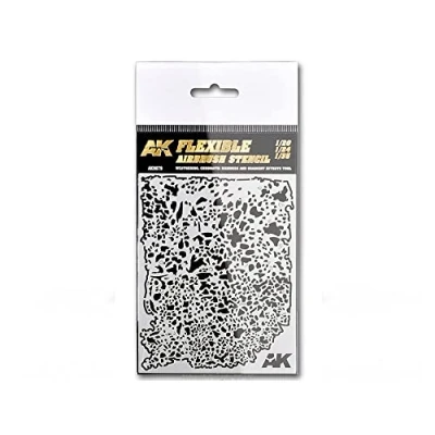 Afbeelding van AK interactive Flexible Airbrush Stencil 1/20 1/24 1/35
