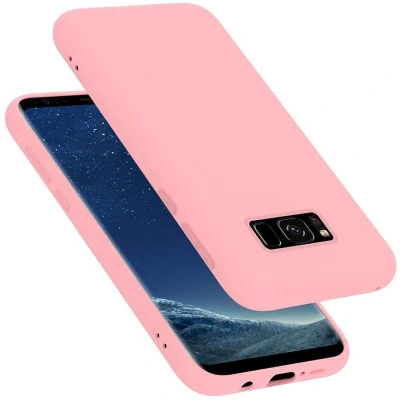 Afbeelding van Cadorabo Hoesje geschikt voor Samsung Galaxy S8 PLUS in LIQUID ROZE Beschermhoes gemaakt van flexibel TPU silicone Case Cover