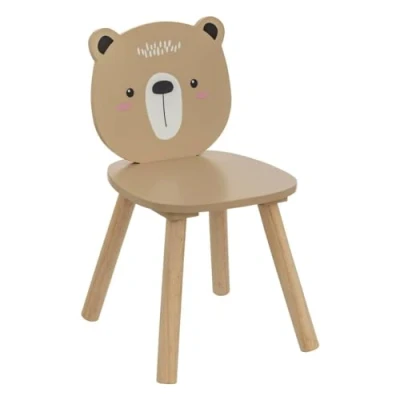 Afbeelding van Atmosphera Kids Teddybeer kinderstoel 27x27x46cm Beige