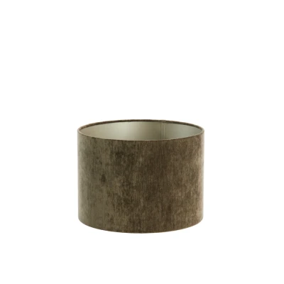 Afbeelding van Light&amp;living Kap cilinder 30 21 cm BAYOU mos groen