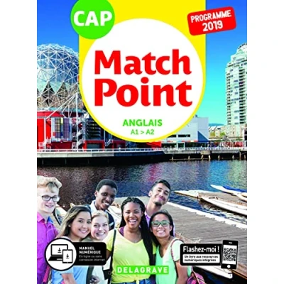 Afbeelding van Match point anglais cap 1e et 2e annees pochette eleve
