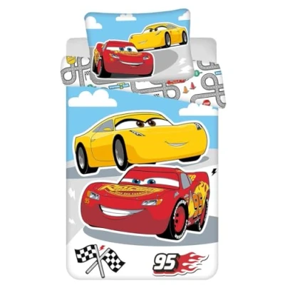 Afbeelding van Disney Cars BABY Dekbedovertrek, Road 135 x 100 cm Katoen