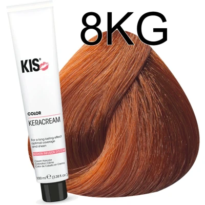 Afbeelding van KIS KeraCream Color 100 ml 8KG Licht Koper Goud Blond