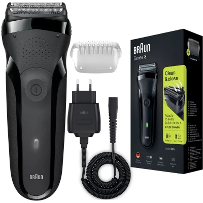 Afbeelding van Oplaadbaar Elektrisch Scheerapparaat Braun 3 300S Snellader