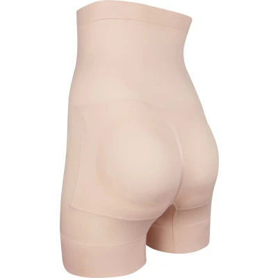 Afbeelding van MAGIC Bodyfashion dames Booty Boost high waisted corrigerende short met uitneembare vulling in de kleur Beige, maat: M