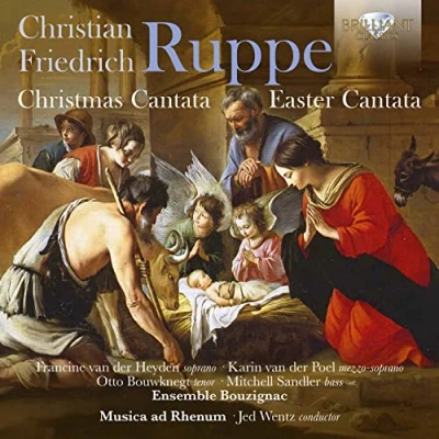 Afbeelding van Musica Ad Rhenum, Jed Wentz Ruppe: Christmas Cantata, Easter Cantata (CD)