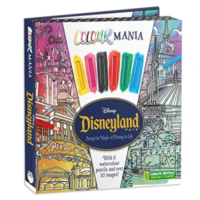 Afbeelding van Colouring Book and Pencil Set Disney: Disneyland Park