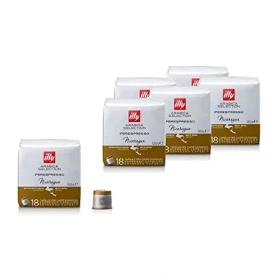 Afbeelding van illy Nicaragua Hyperespresso koffiecapsules, 6 dozen met 18 capsules, in totaal 108 capsules