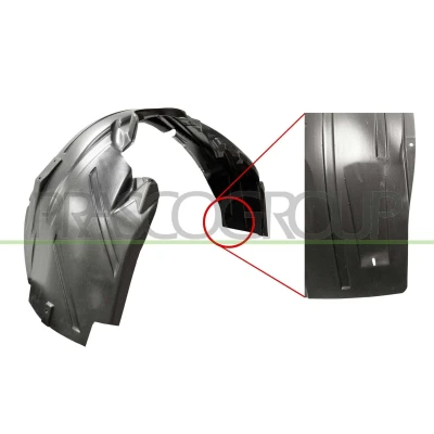 Afbeelding van PRASCO AA0903614 Binnenspatscherm Links voor ALFA ROMEO: 159 Saloon