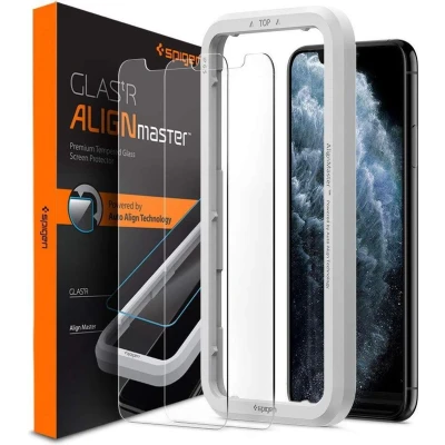 Afbeelding van Spigen GlastR AlignMaster voor Apple iPhone 11 Pro / X/XS 2 pack