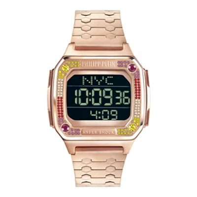 Afbeelding van Philipp Plein Hyper $Hock PWHAA0821 Horloge Staal Rosékleurig Ø 42 mm