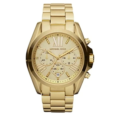 Afbeelding van Michael Kors dames Bradshaw horloge MK5605 in de kleur Goud