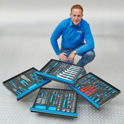 Afbeelding van Gereedschapsset &quot;Extended Plus&quot; 117 delig voor 4 lades