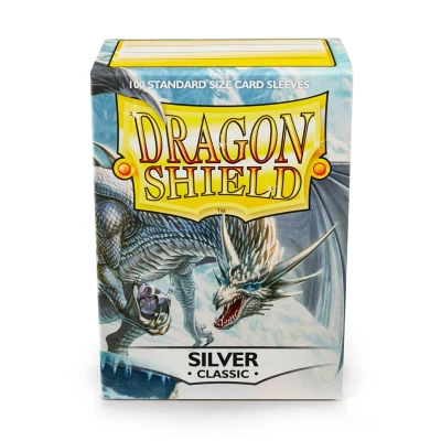 Afbeelding van Dragon Shield Sleeves Classic Silver (100 stuks)