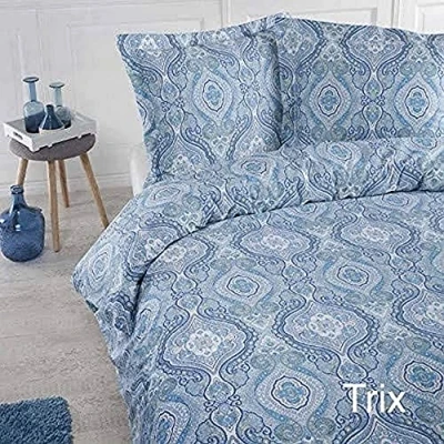 Afbeelding van Papillon Trix Dekbedovertrek Eenpersoons 140x200/220 cm Blauw