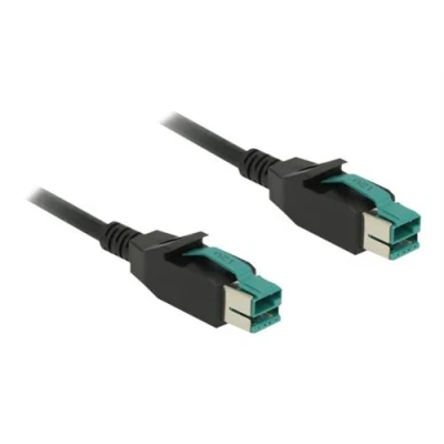 Image de Delock Câble d&#039;alimentation USB PlusPower (12 V) (M) pour 12 V 5 m noir