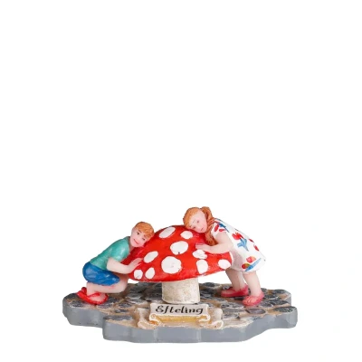 Afbeelding van Efteling bezoekers: Muzikale paddenstoel l7,5xb5xh3,5cm Luville