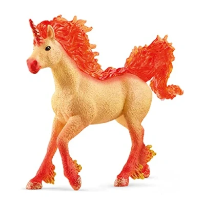 Afbeelding van Schleich bayala elementa vuur eenhoorn hengst 14,5 cm