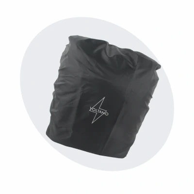 Afbeelding van Voltano Regenhoes Enkele Fietstas / Rugtas 18 30 Liter 100% Waterdicht Zwart