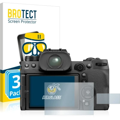Afbeelding van BROTECT Screenprotector voor Fujifilm X H2S Folie Beschermfolie Beschermglas transparant (3 Stuks)