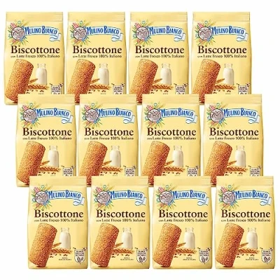 Afbeelding van Mulino Bianco Biscotone Italiaanse Koekjes met Suiker, 700 g (bisconton, 12 stuks)