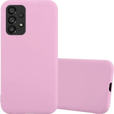 Afbeelding van Cadorabo Hoesje geschikt voor Samsung Galaxy A53 5G in CANDY ROZE Beschermhoes gemaakt van flexibel TPU silicone Case Cover